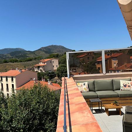 Attique A Banyuls - Vue Mer Et Montagne Lägenhet Exteriör bild