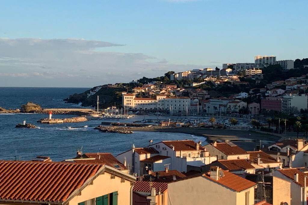 Attique A Banyuls - Vue Mer Et Montagne Exteriör bild