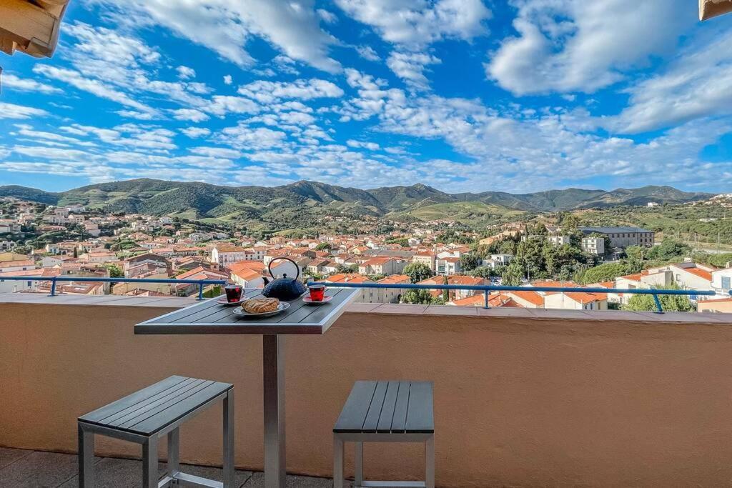 Attique A Banyuls - Vue Mer Et Montagne Lägenhet Exteriör bild